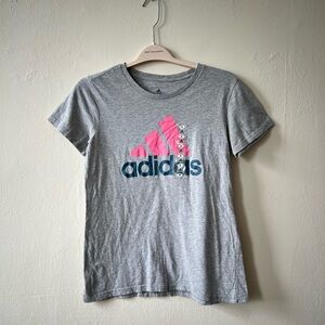 Adidas | Heather Gray Amplifier Tee | Size Small